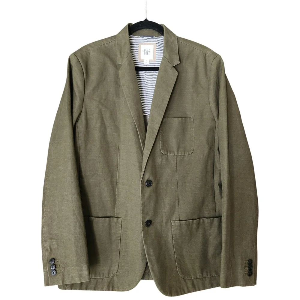 GAP Men's M Jacket Unstructured Utility Workwear Sports Coat‎ Blazer NWOT